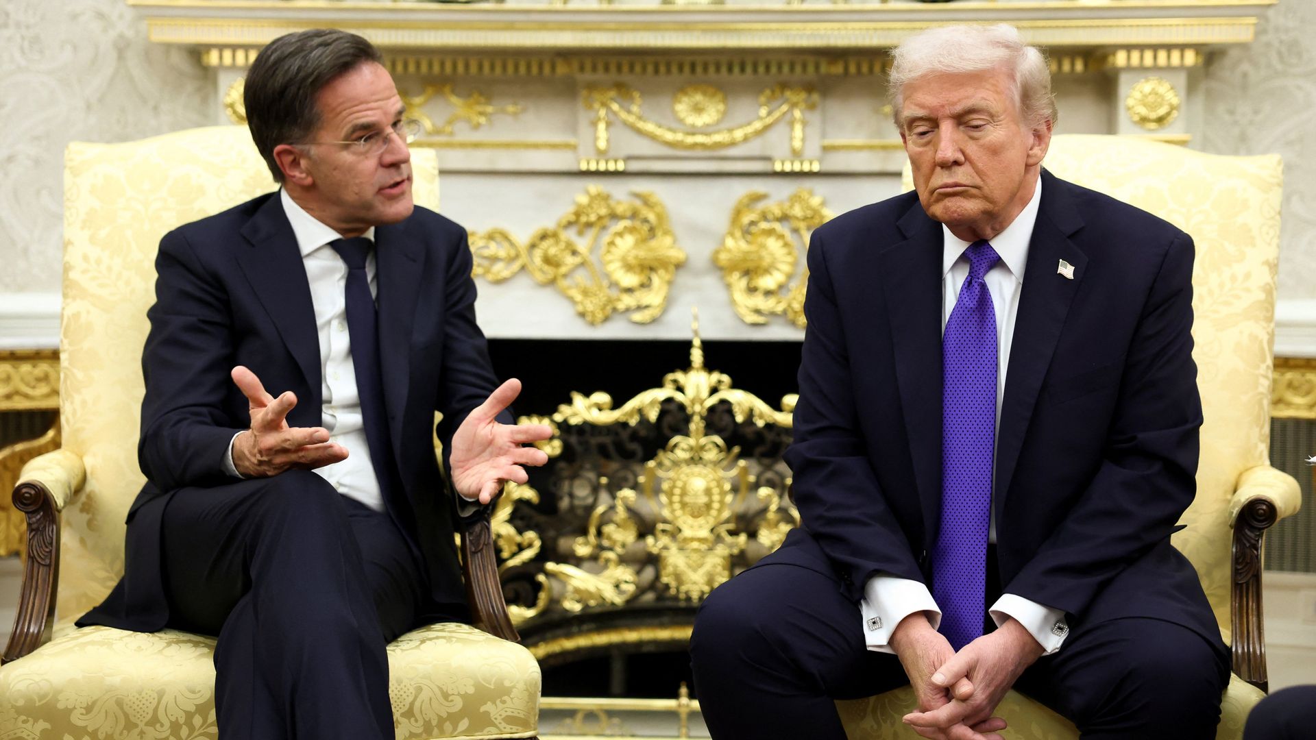 Trump hits out at NATO after meeting alliance chief